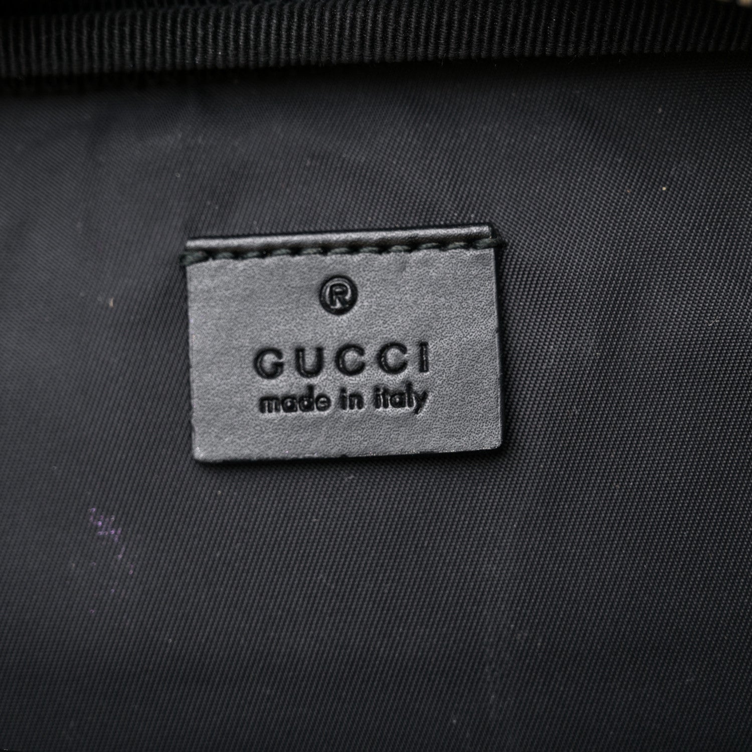 Gucci GG Supreme Monogram Web Belt Bag Black 7 of 19