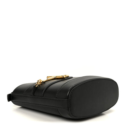 Gucci Arabella Calfskin Horsebit 73 Medium Bucket Bag Black 4 of 10