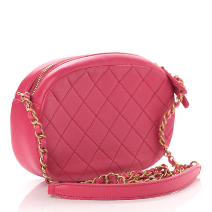 Chanel Lambskin Quilted Coco Midnight Camera Case Pink 2 of 13