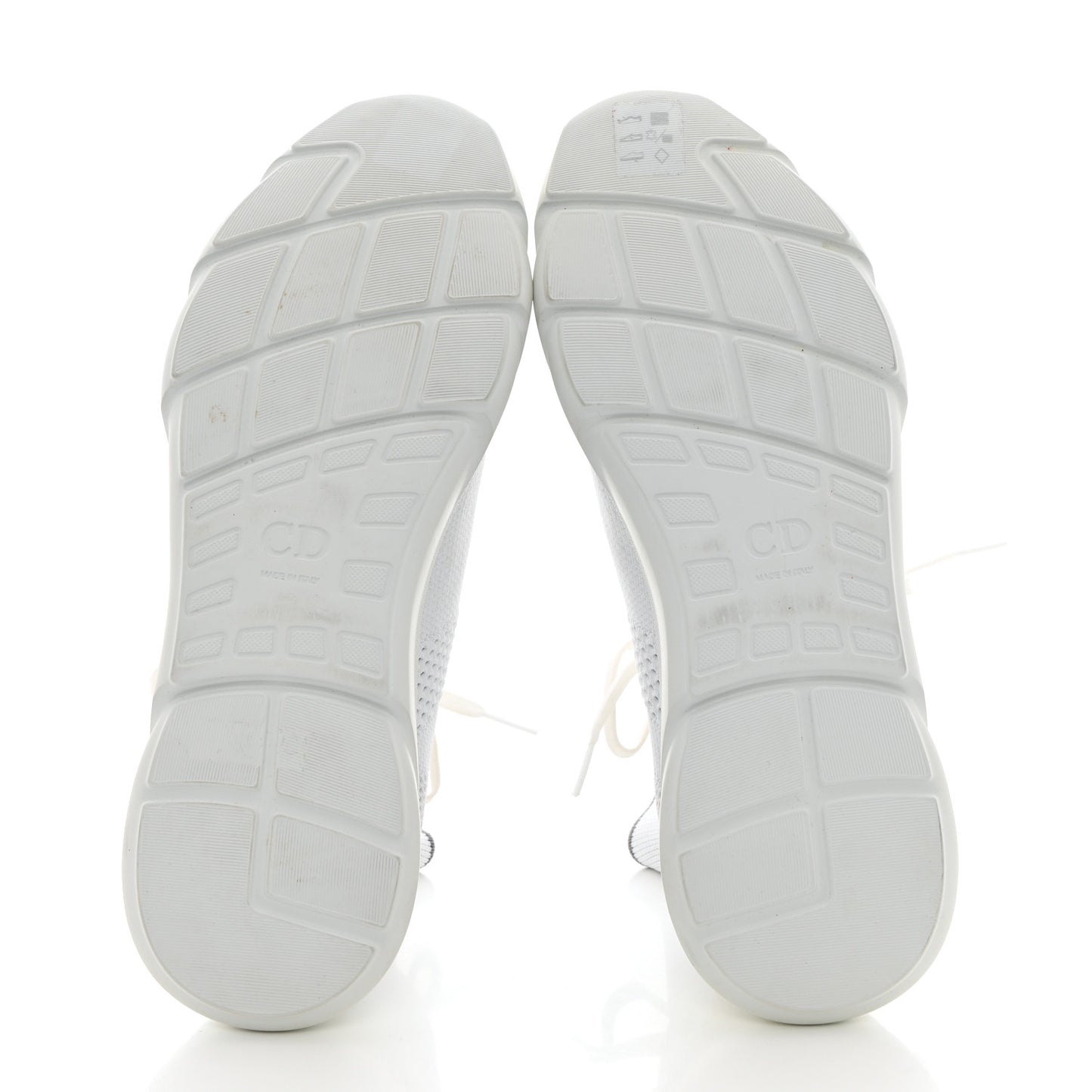 Technical Knit Mens B21 High Top Sneakers White Grey