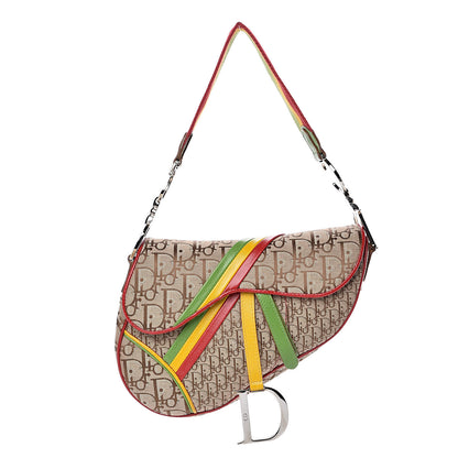 Christian Dior Monogram Rasta Saddle Bag Beige 1 of 9