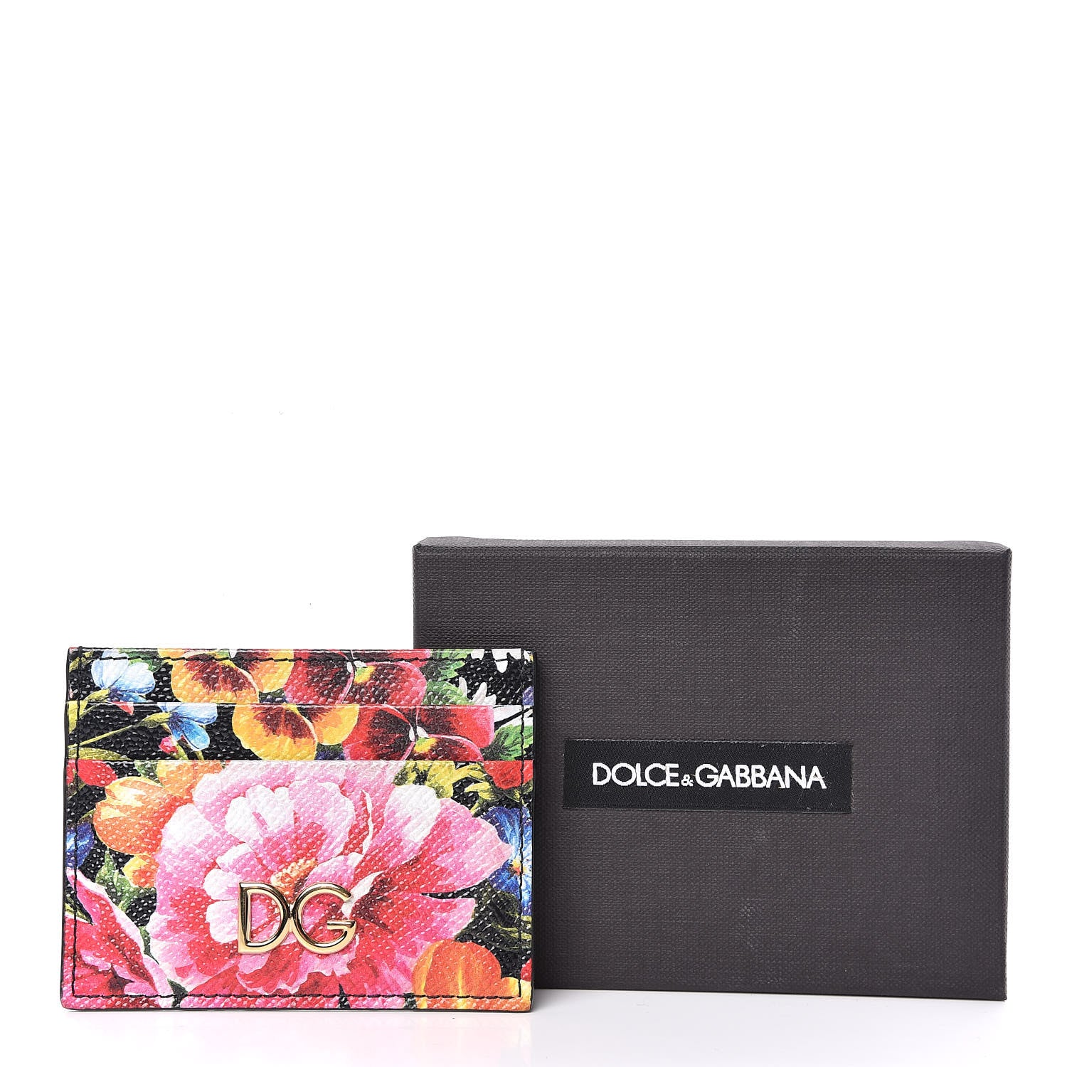 Dolce & Gabbana Dauphine Floral Print Card Holder Multicolor 7 of 7