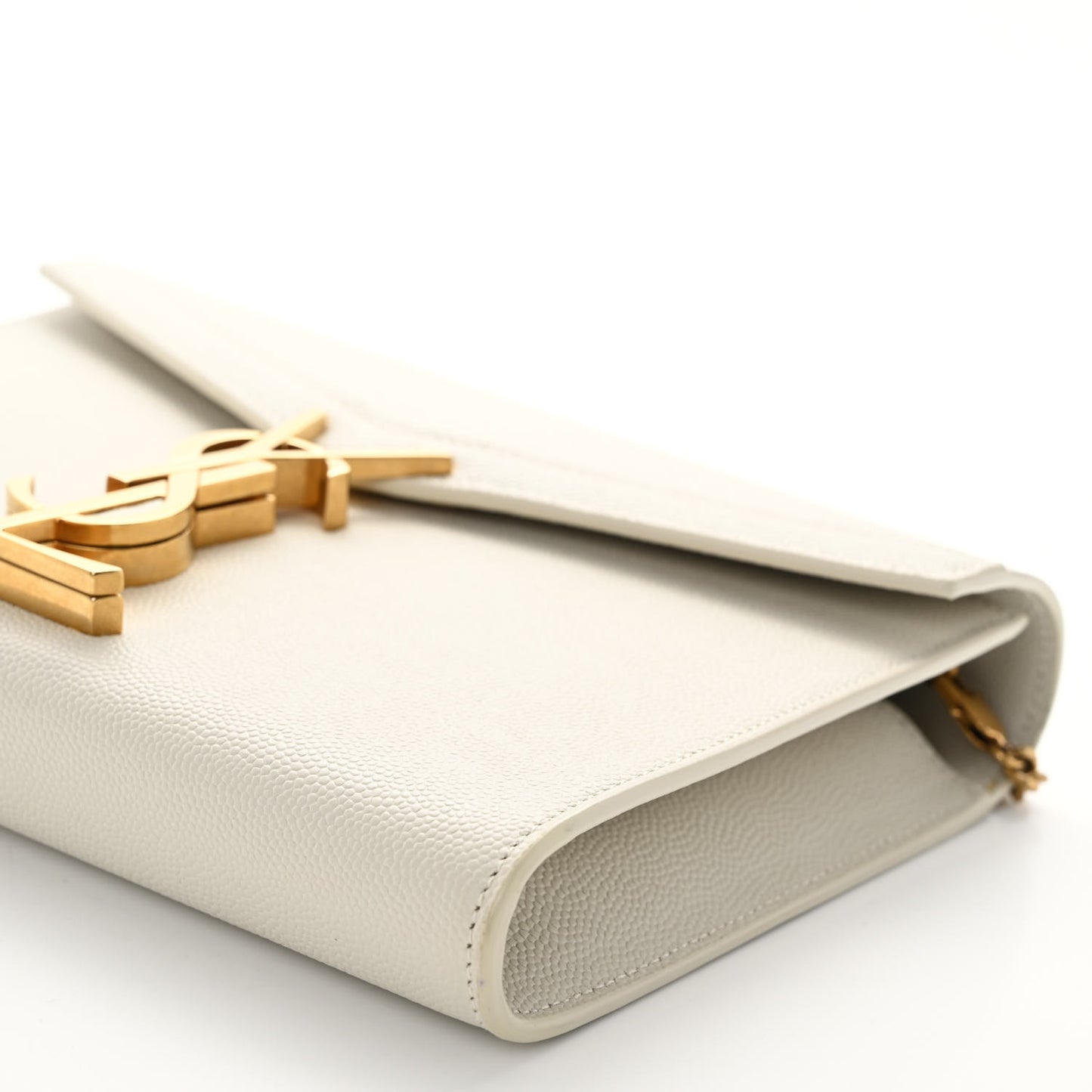 Grain De Poudre Monogram Cassandra Chain Wallet Crema Soft