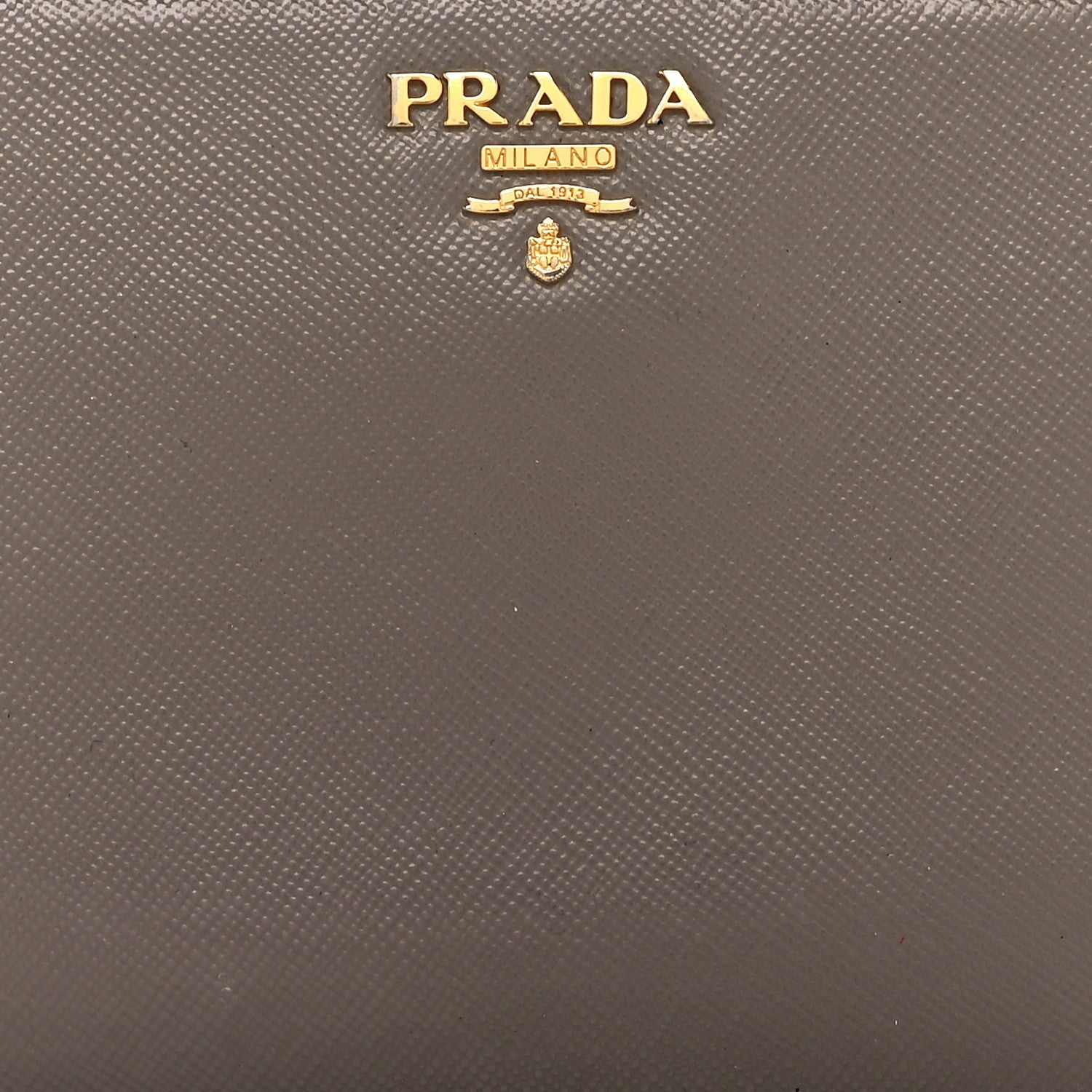 Prada Saffiano Metal Zip Around Wallet Argilla 7 of 10