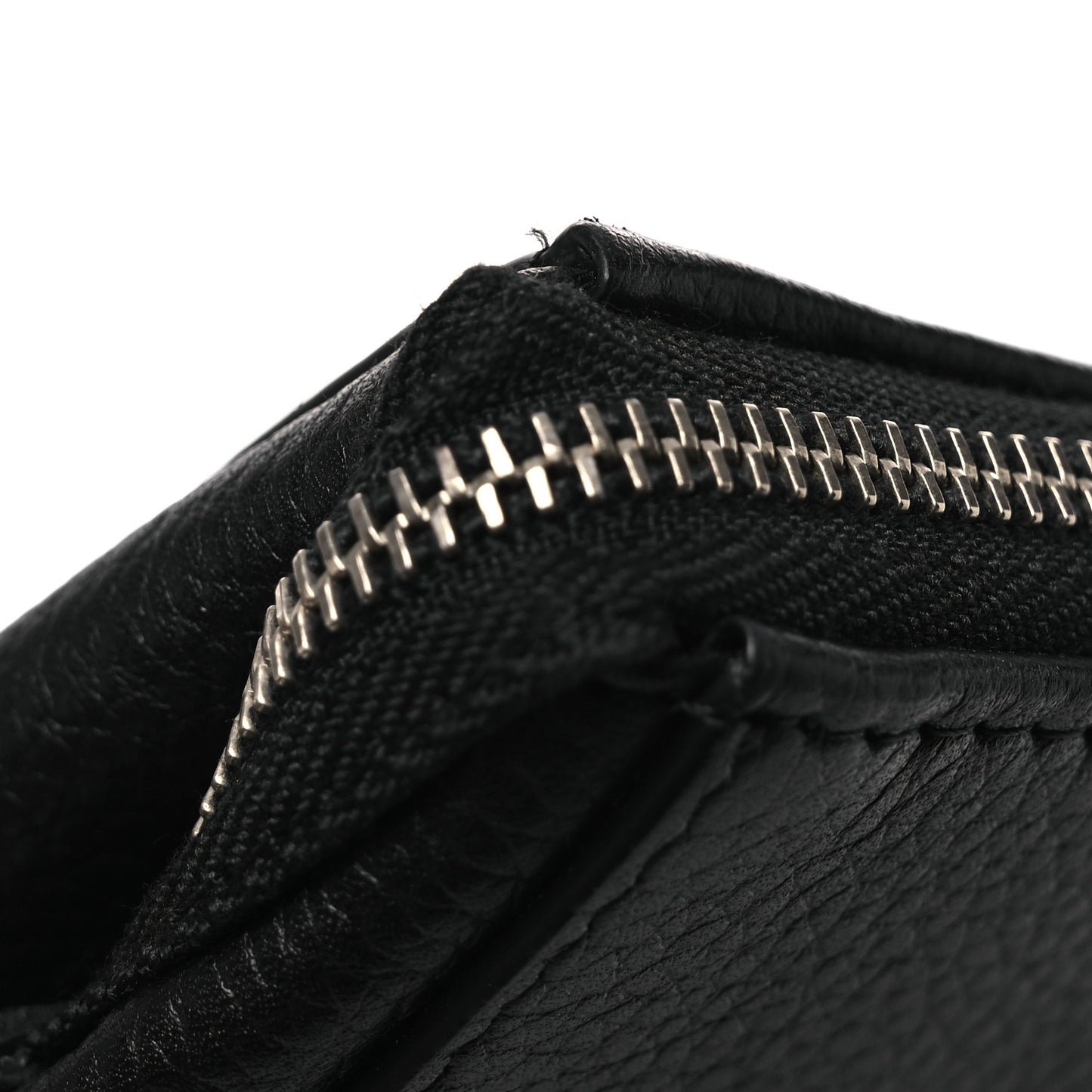 Grained Calfskin Large Neo Executive Cosmetic Case Black