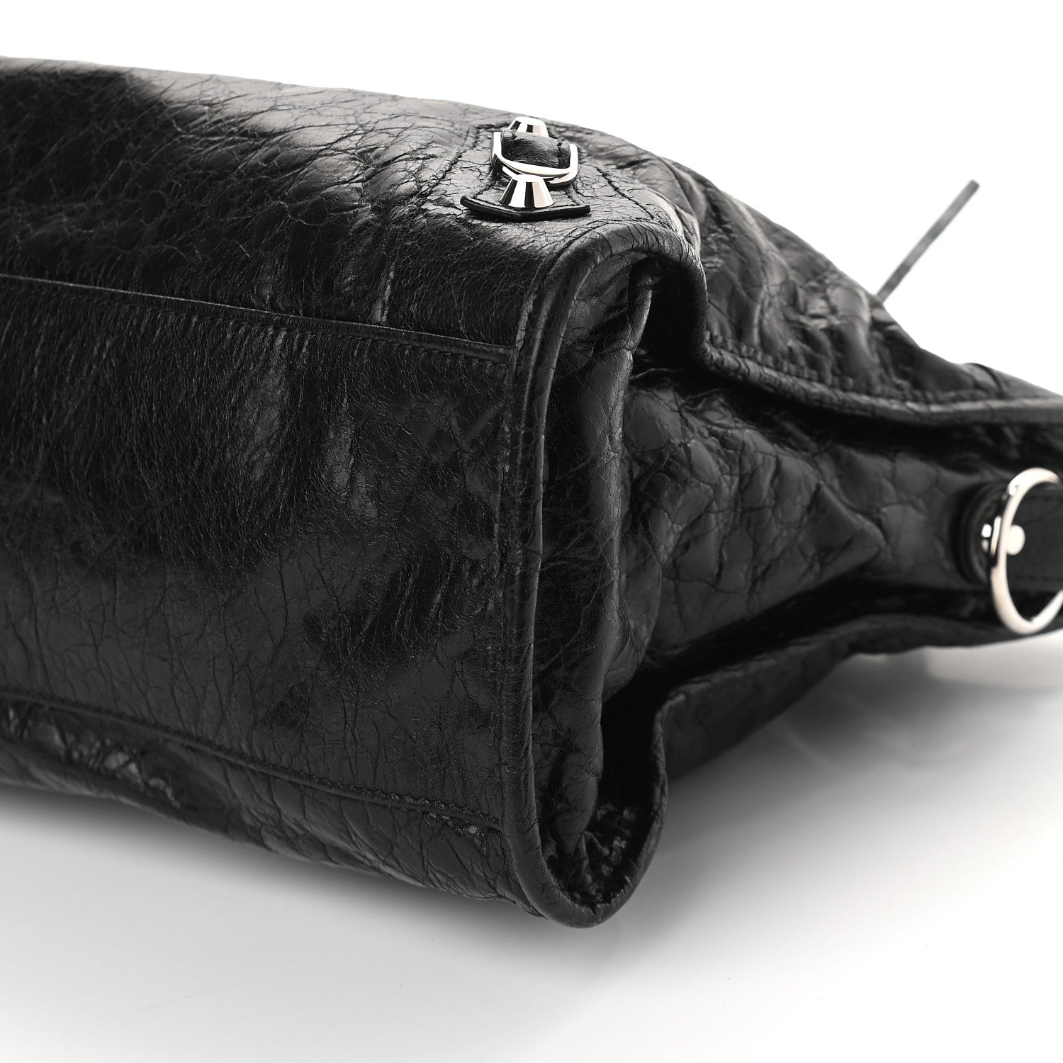 Balenciaga Agneau Classic Silver Hardware City Black 7 of 7