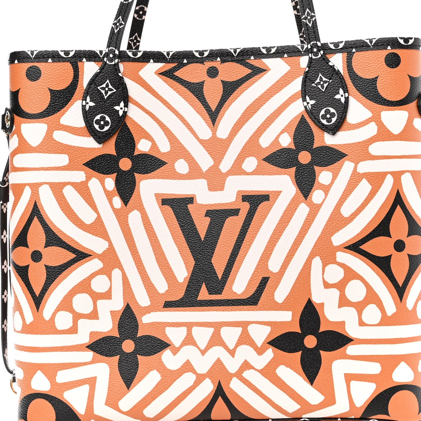 Monogram Giant Crafty Neverfull MM Creme Caramel