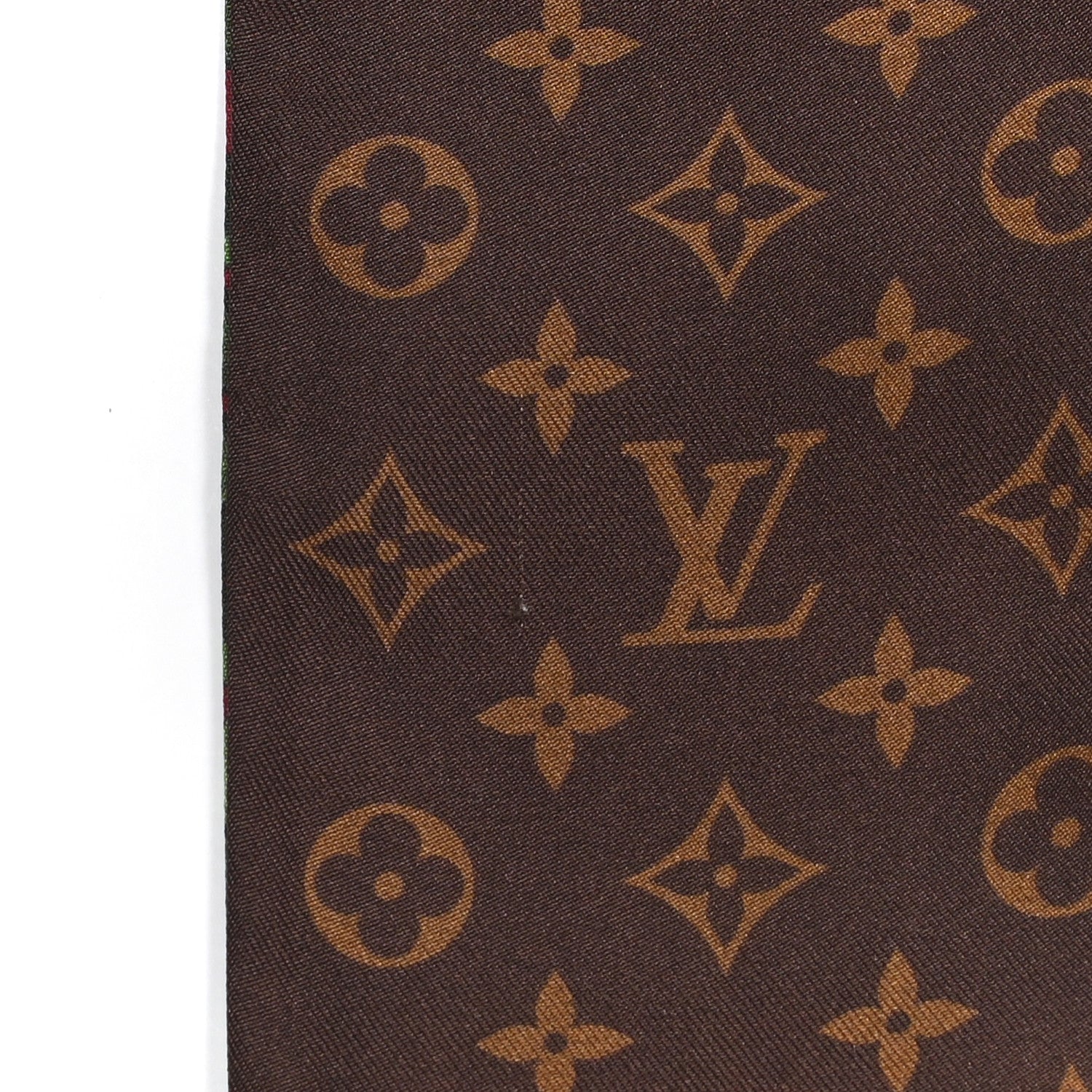 Louis Vuitton Silk Monogram Secret Jungle Bandeau Bordeaux 4 of 4