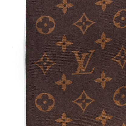 Louis Vuitton Silk Monogram Secret Jungle Bandeau Bordeaux 4 of 4