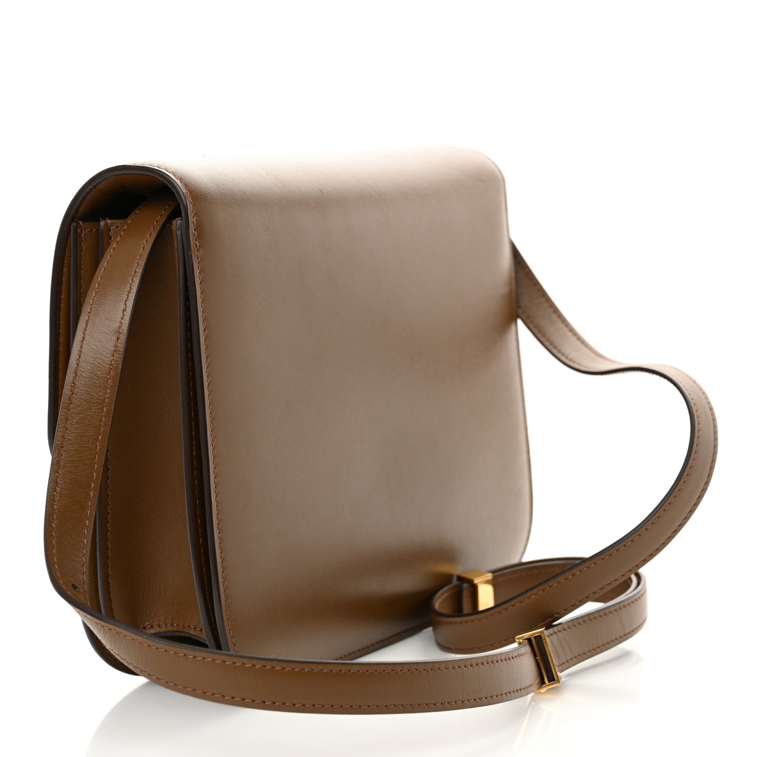 Celine Box Calfskin Medium Classic Box Flap Bag Camel 3 of 15