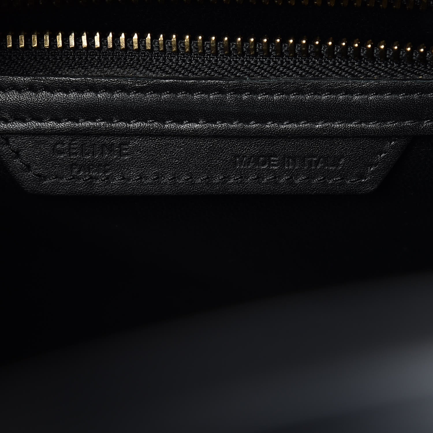 Celine Smooth Calfskin Micro Luggage Black 6 of 14
