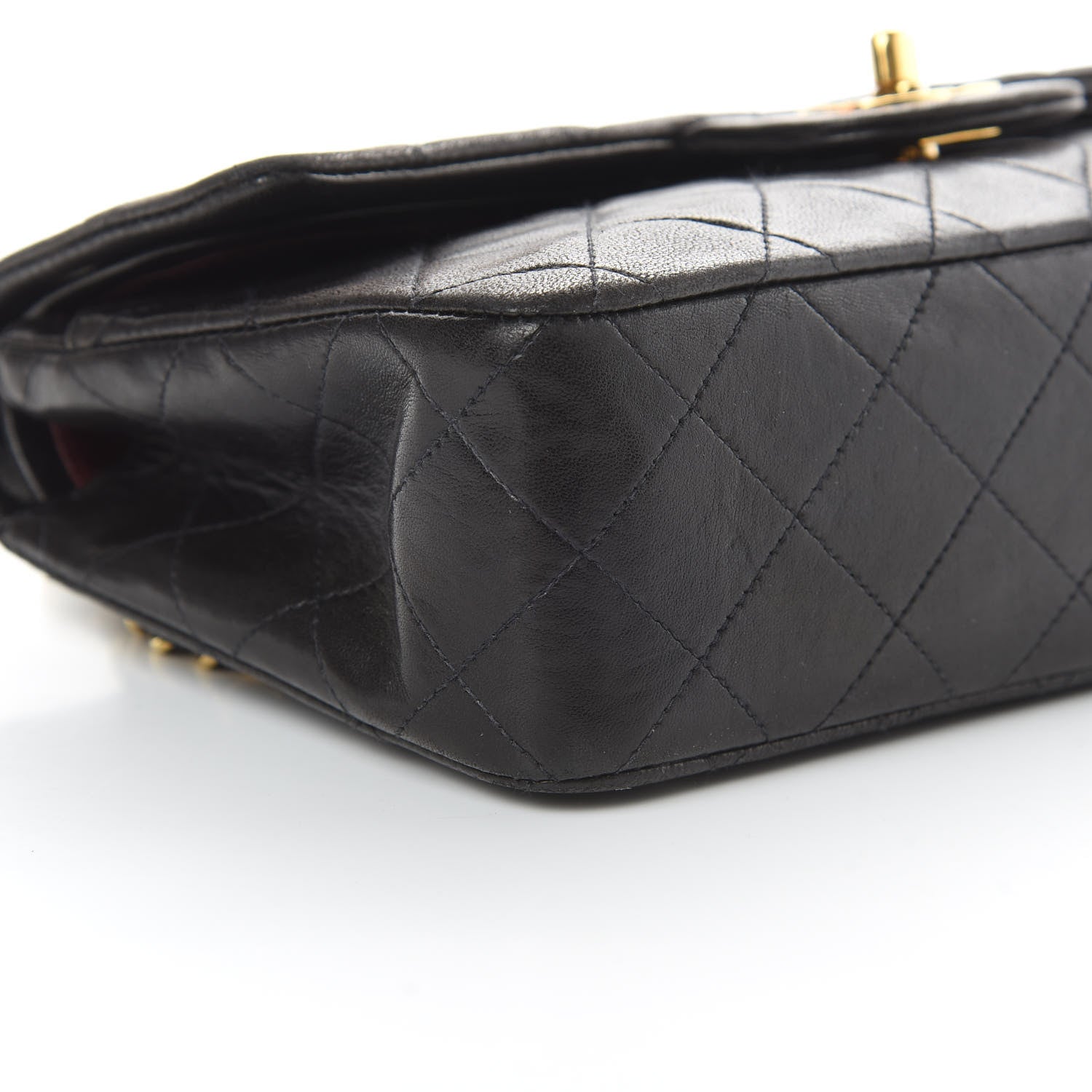 Chanel Lambskin Quilted Small Double Flap Black 11 of 16