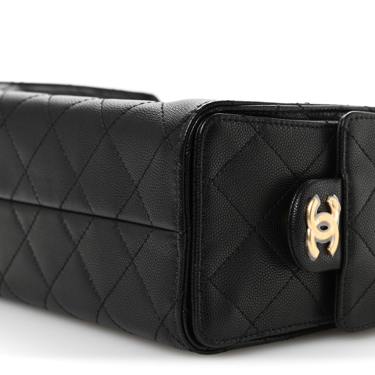 Caviar Quilted Mini Chanel 25 Handbag Black