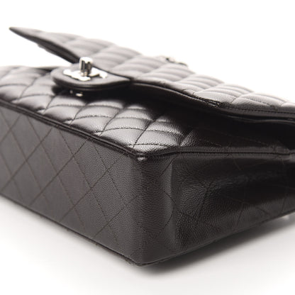 Chanel Caviar Quilted Medium Double Flap Brown 7 of 10