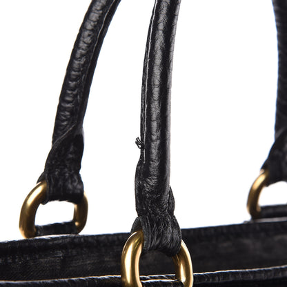 Louis Vuitton Denim Neo Cabby MM Black 10 of 12