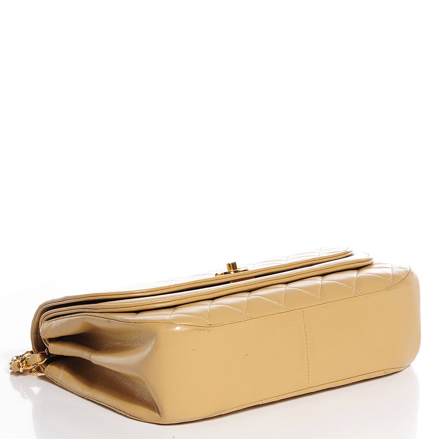 Chanel Lambskin Medium Double Flap Beige 4 of 10