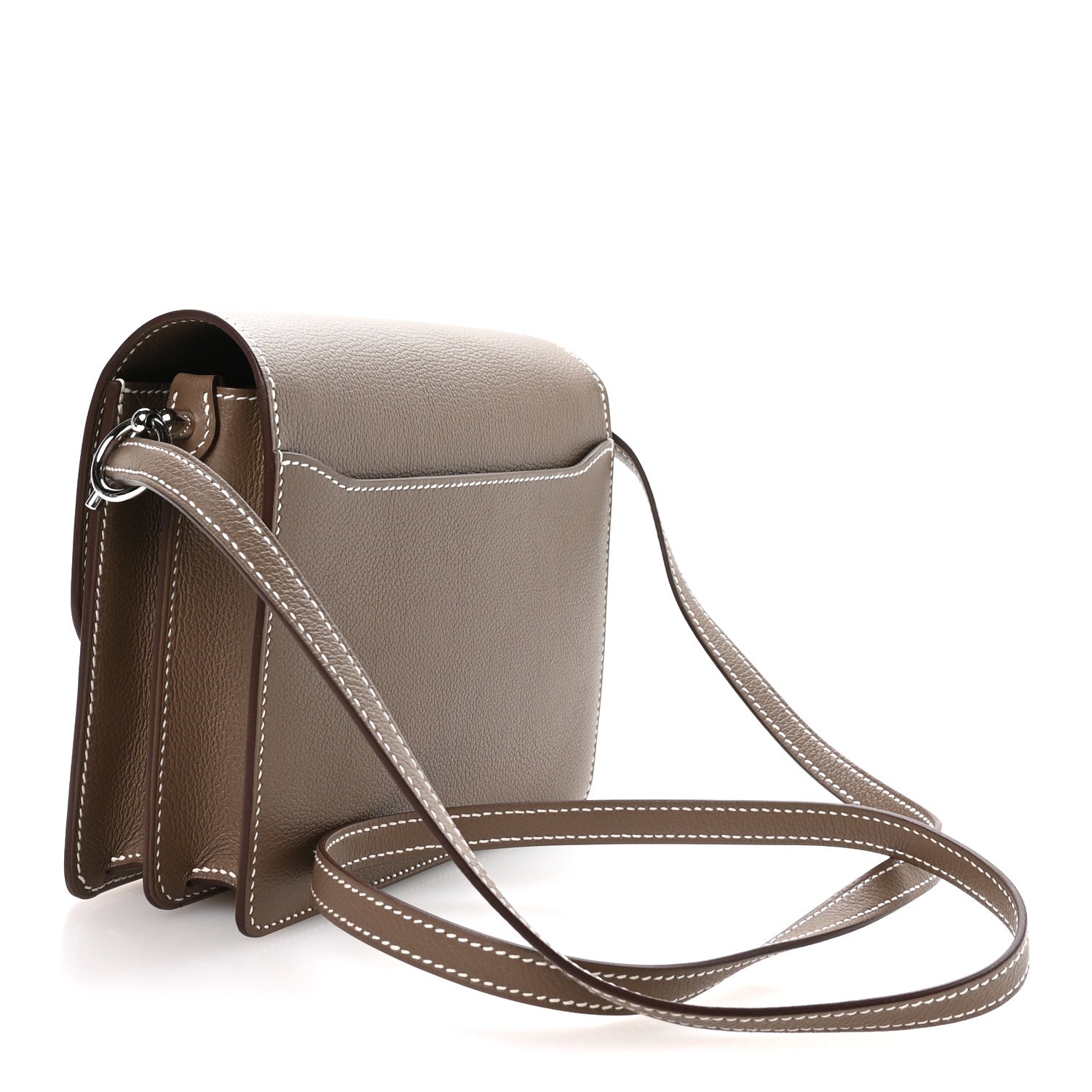 Hermes Evercolor Mini Sac Roulis Etoupe 3 of 10
