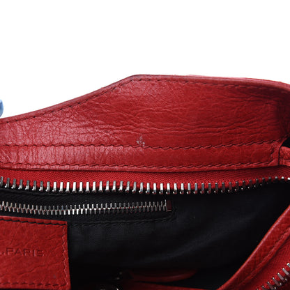Balenciaga Agneau Giant 21 Silver Hardware City Rouge Coquelicot 17 of 17