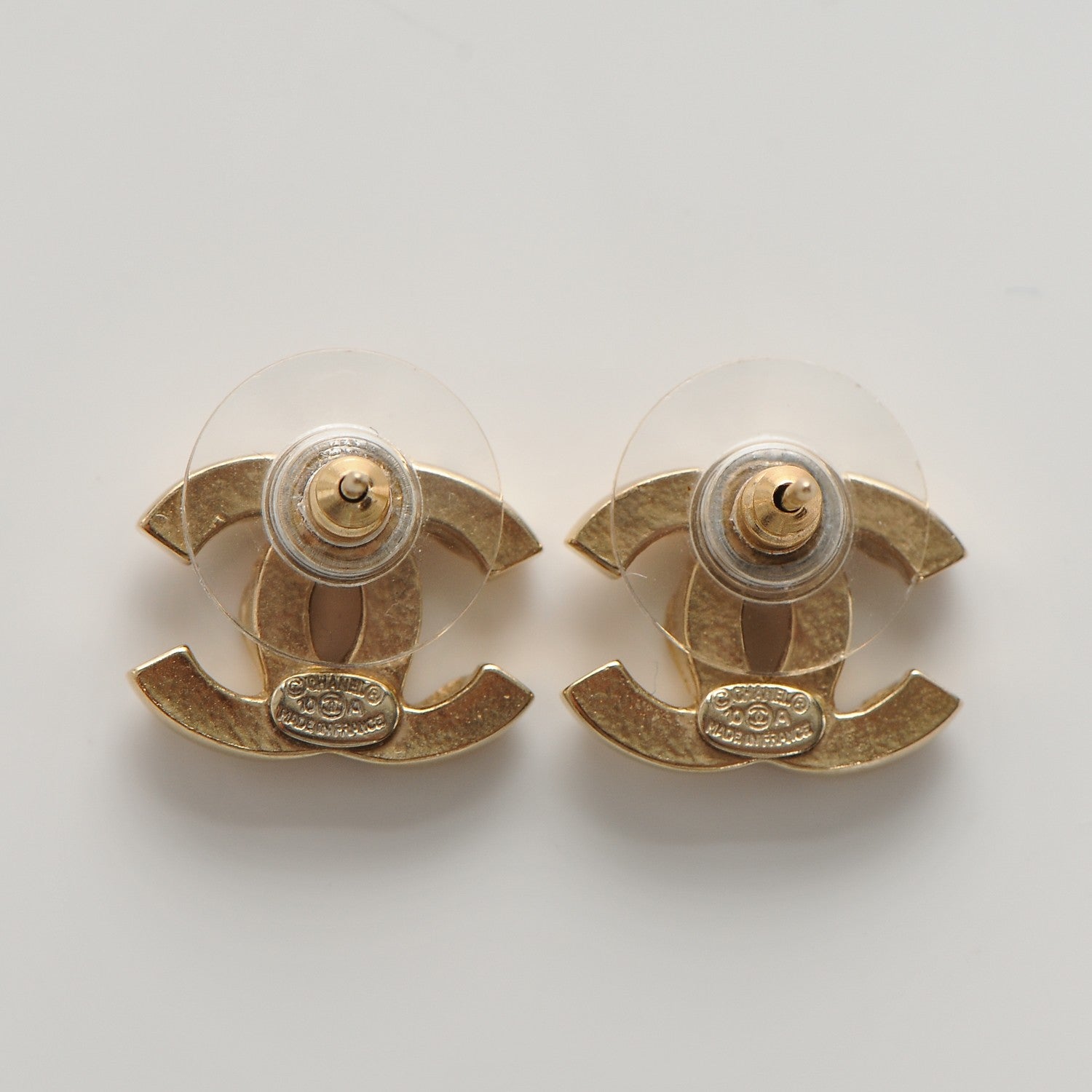 Chanel CC Chain Earrings Gold 4 of 4