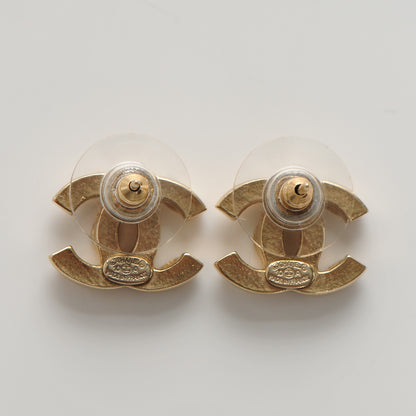 Chanel CC Chain Earrings Gold 4 of 4