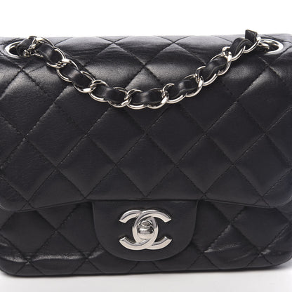 Chanel Lambskin Quilted Mini Square Flap Black 11 of 11