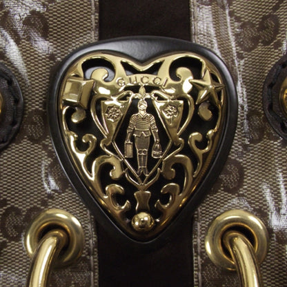 Gucci Crystal Monogram Babouska Tote Ebony 11 of 12