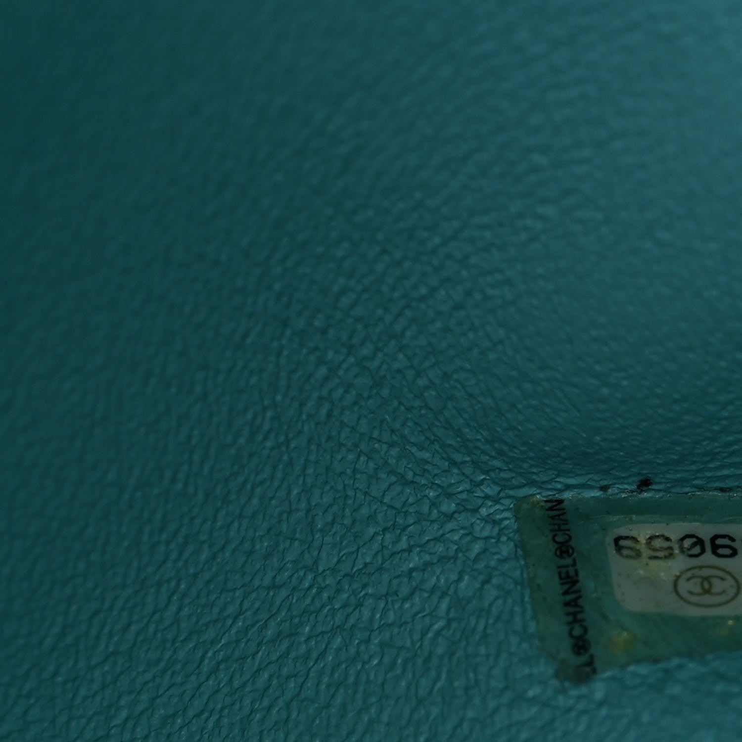 Chanel Caviar Quilted Flap Clutch Light Blue 7 of 10