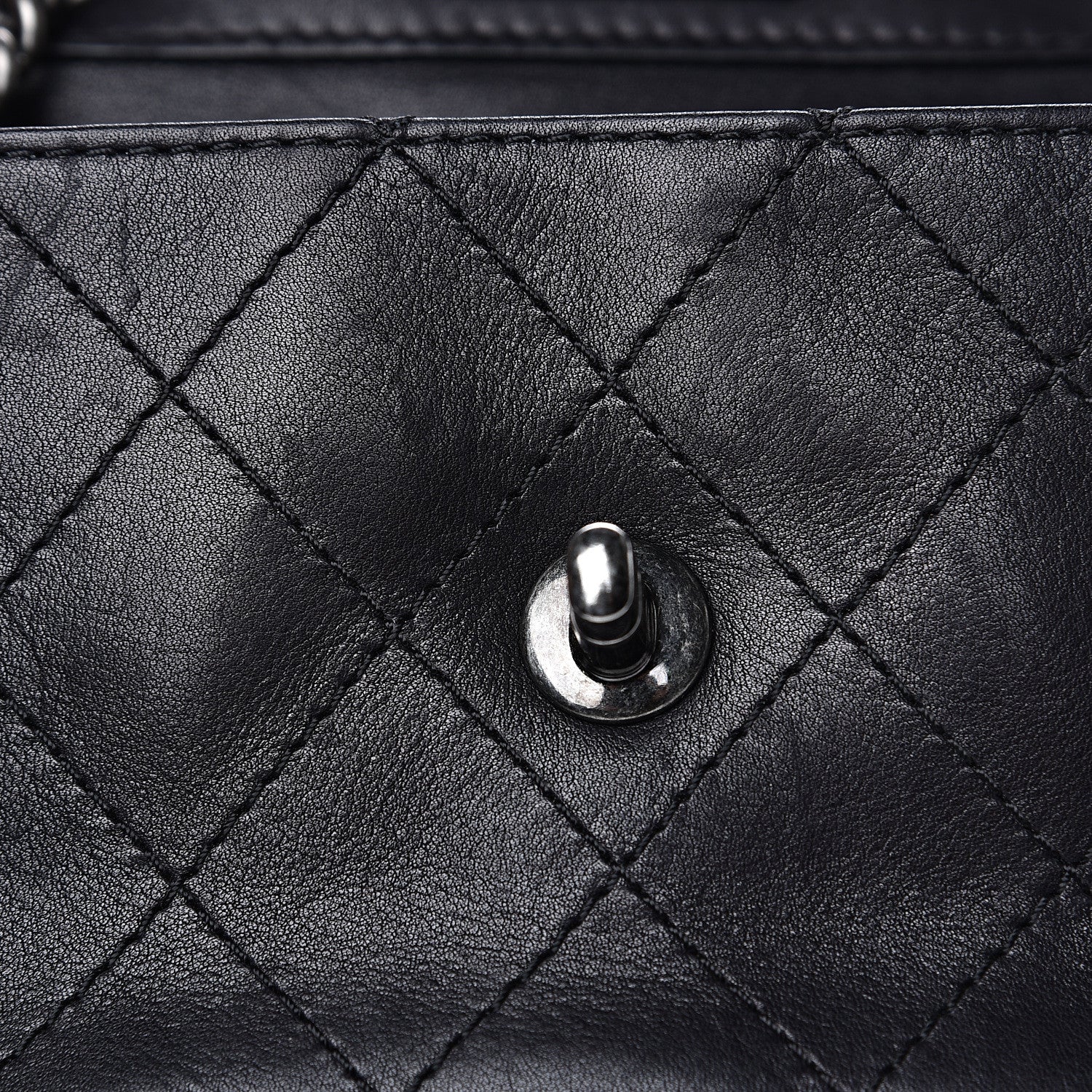 Chanel Calfskin Stitched Small Crossbody Flap Black 13 of 17