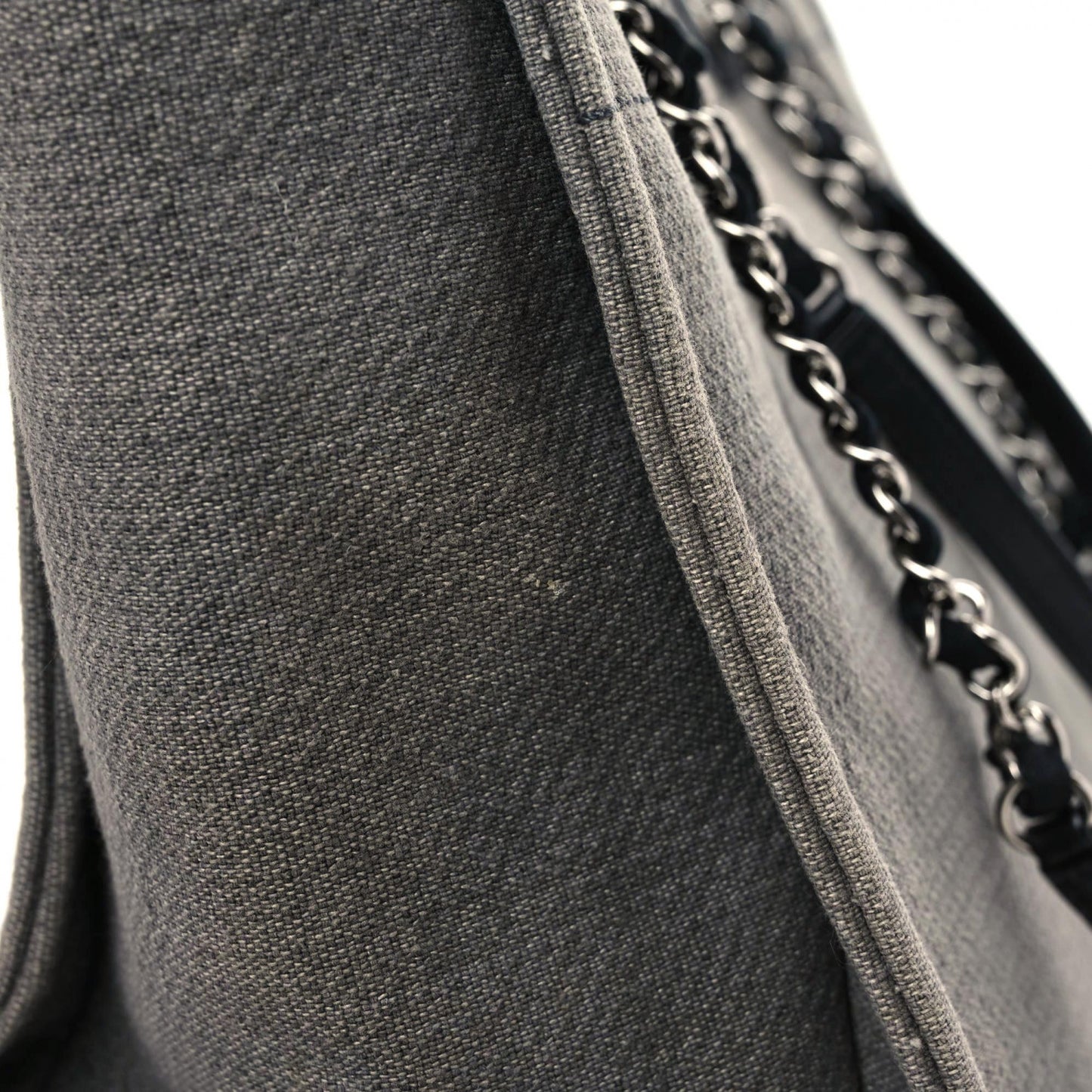 Canvas Small Deauville Tote Grey