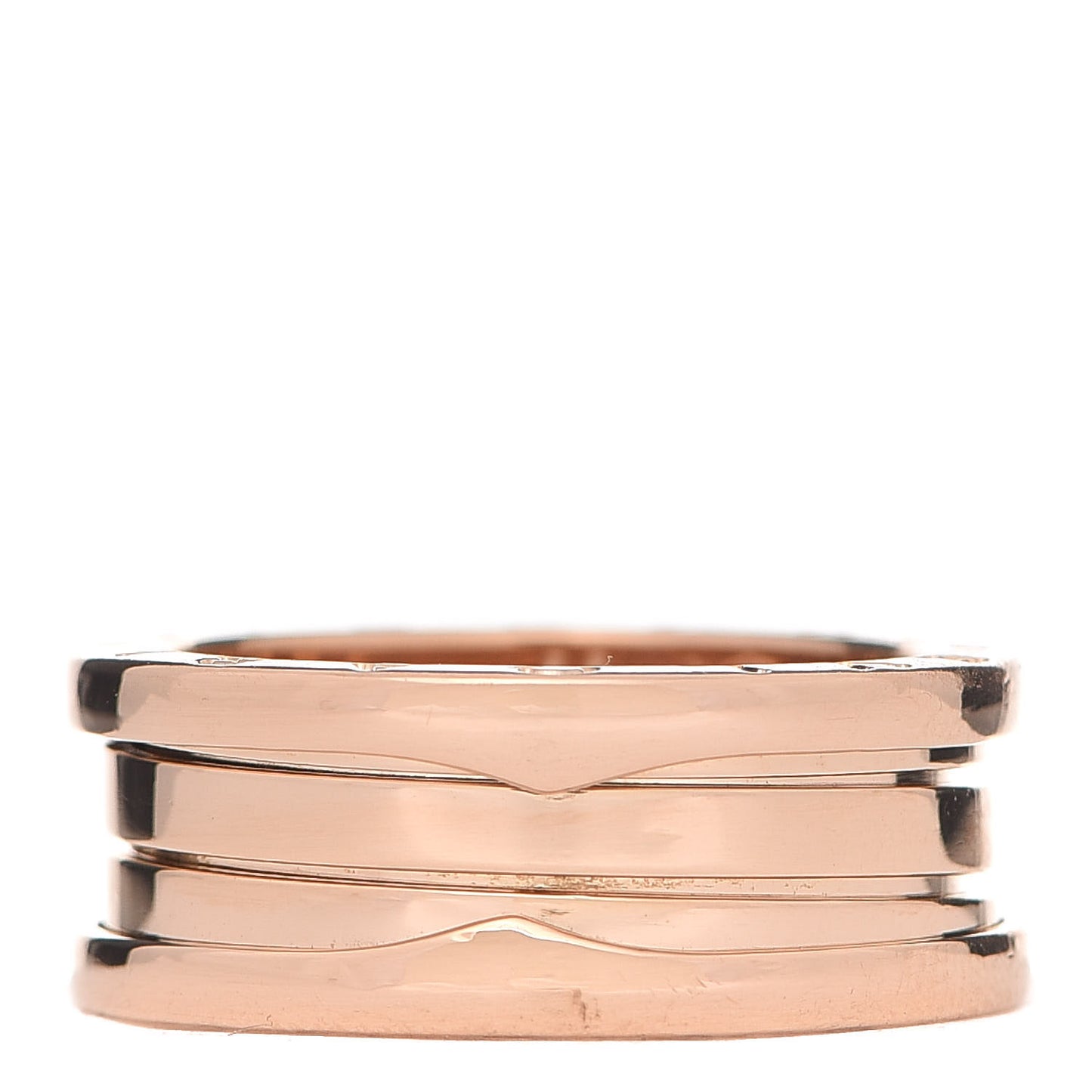 18K Rose Gold B.Zero1 Three-Band Ring 55 7.25