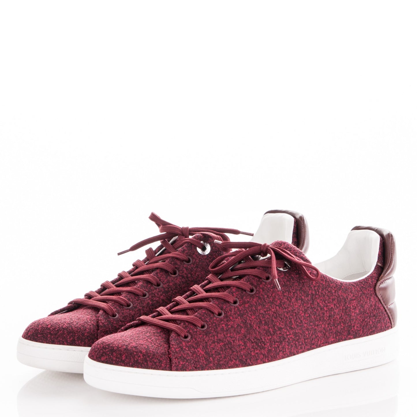 Tweed Frontrow Sneakers 9.5 Bordeaux