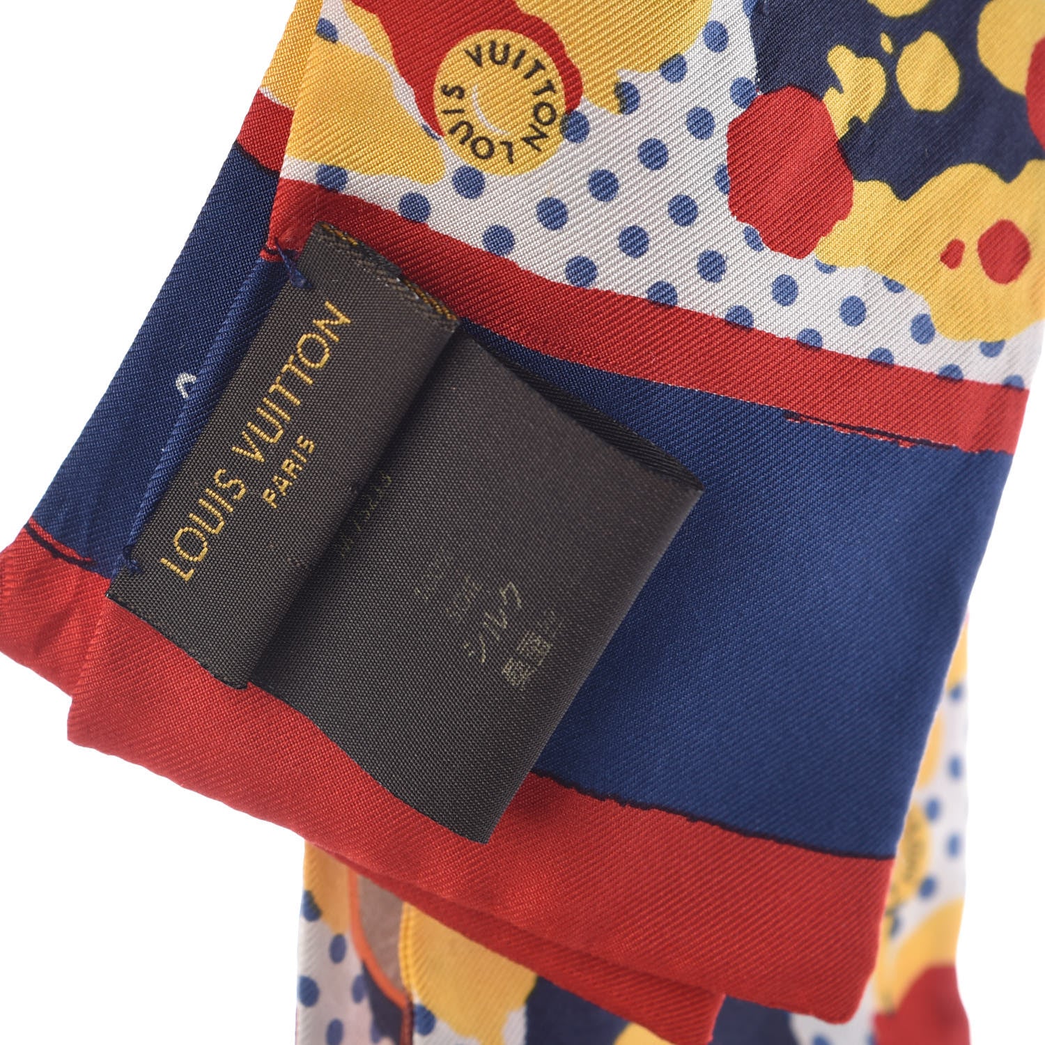 Louis Vuitton Silk Hibiscus Bandeau Blue 3 of 5
