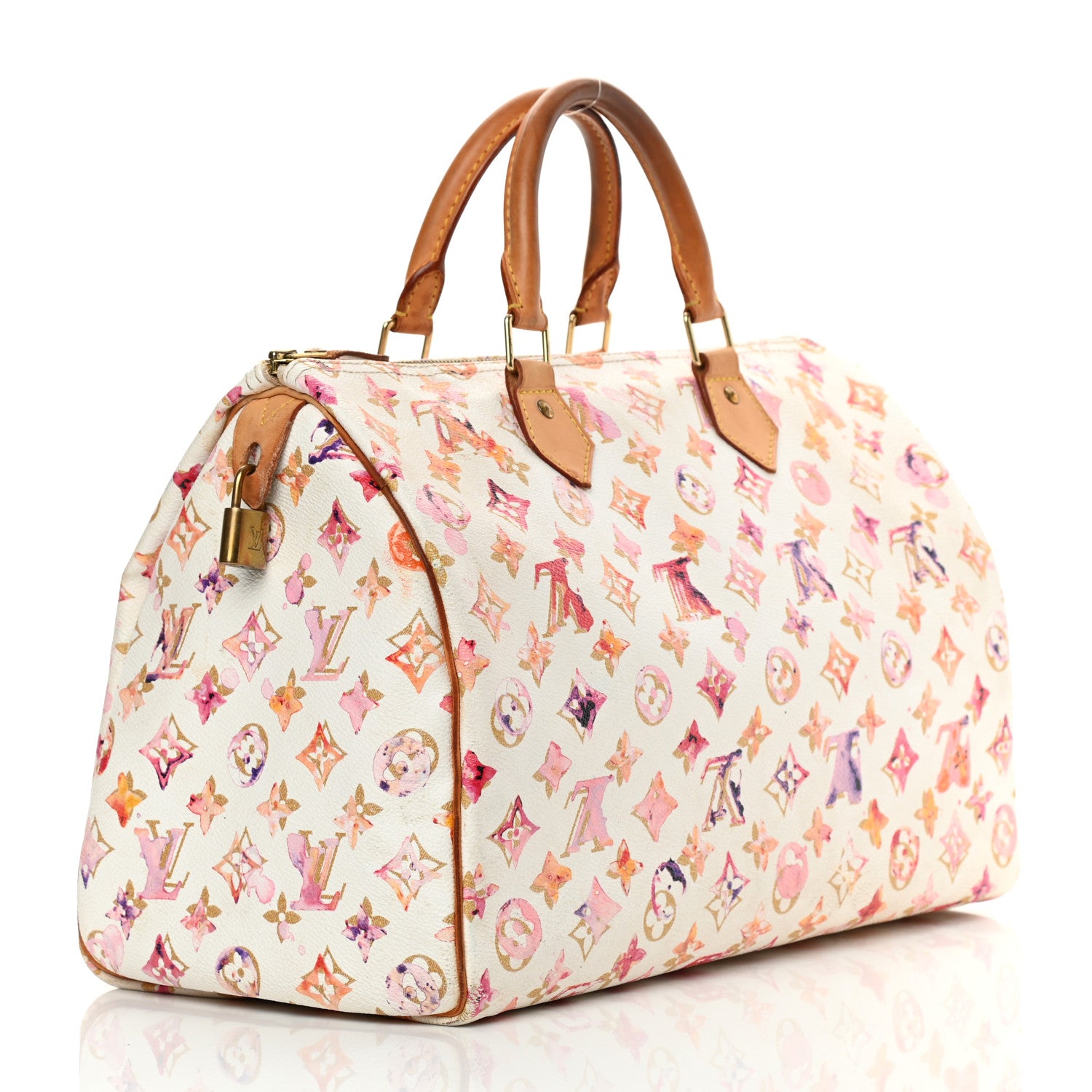 Louis Vuitton Watercolor Aquarelle Speedy 30 White 3 of 23