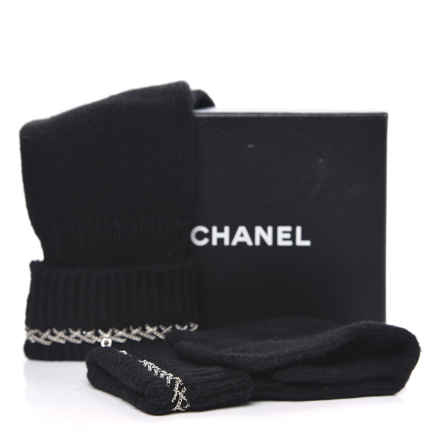 Cashmere Chain CC Gloves Black