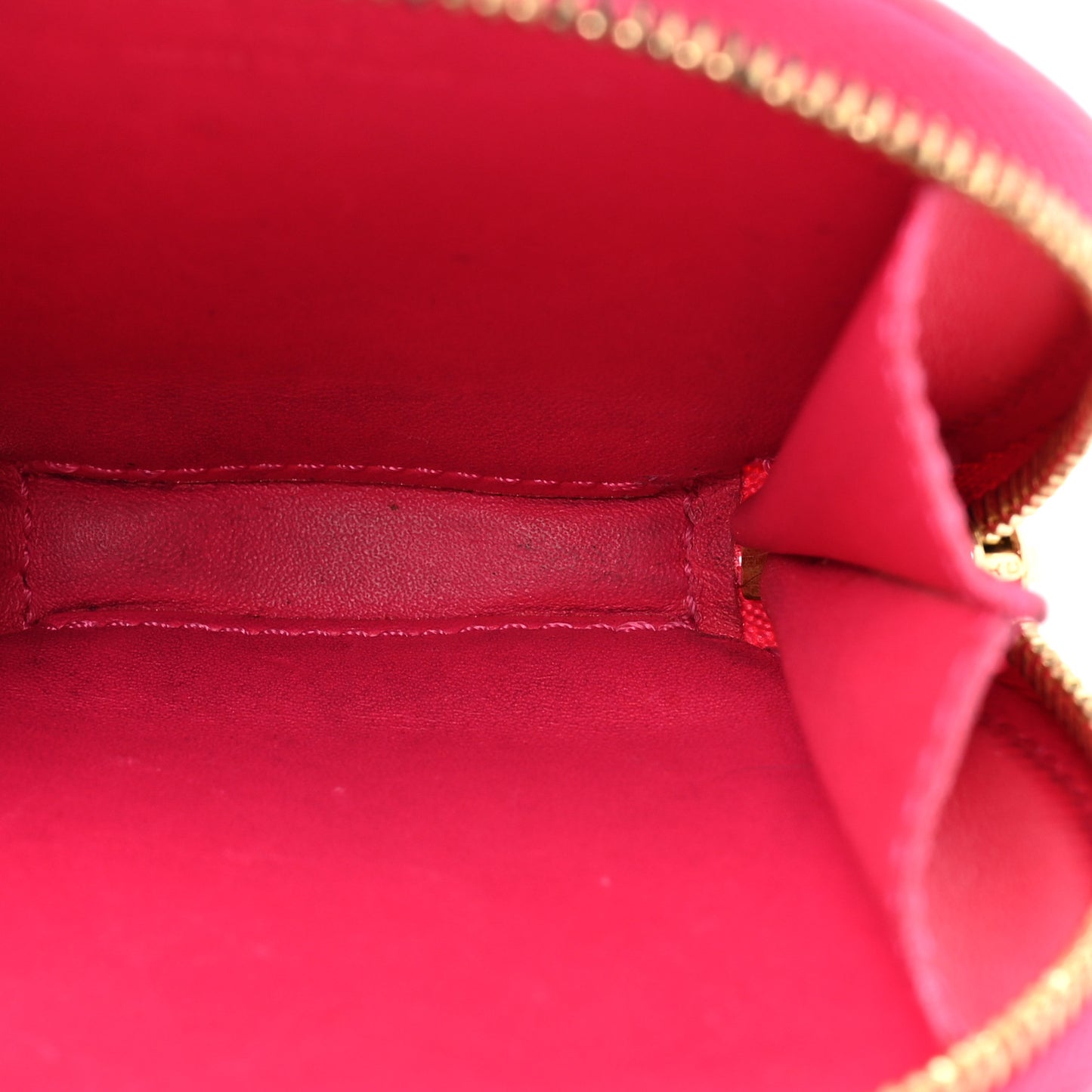 Vernis Roses Chapeau Coin Purse Rose Pop