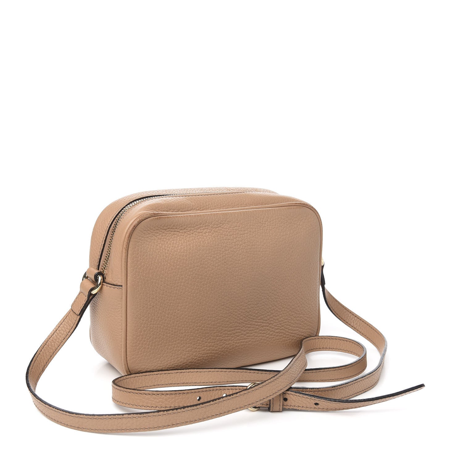 Gucci Pebbled Calfskin Small Soho Disco Bag Rose Beige 2 of 14