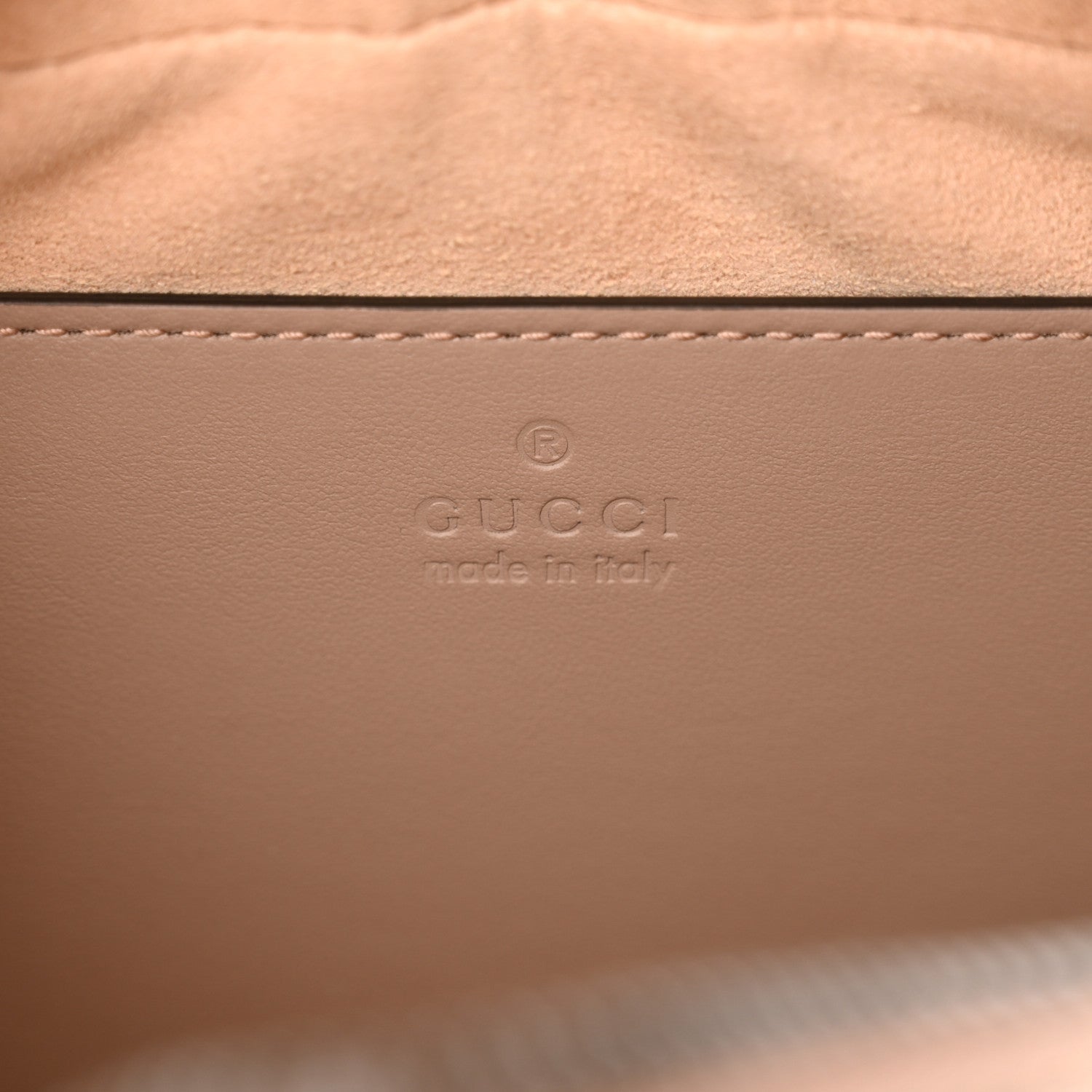 Gucci Calfskin Matelasse Small GG Marmont Chain Shoulder Bag Porcelain Rose 6 of 10