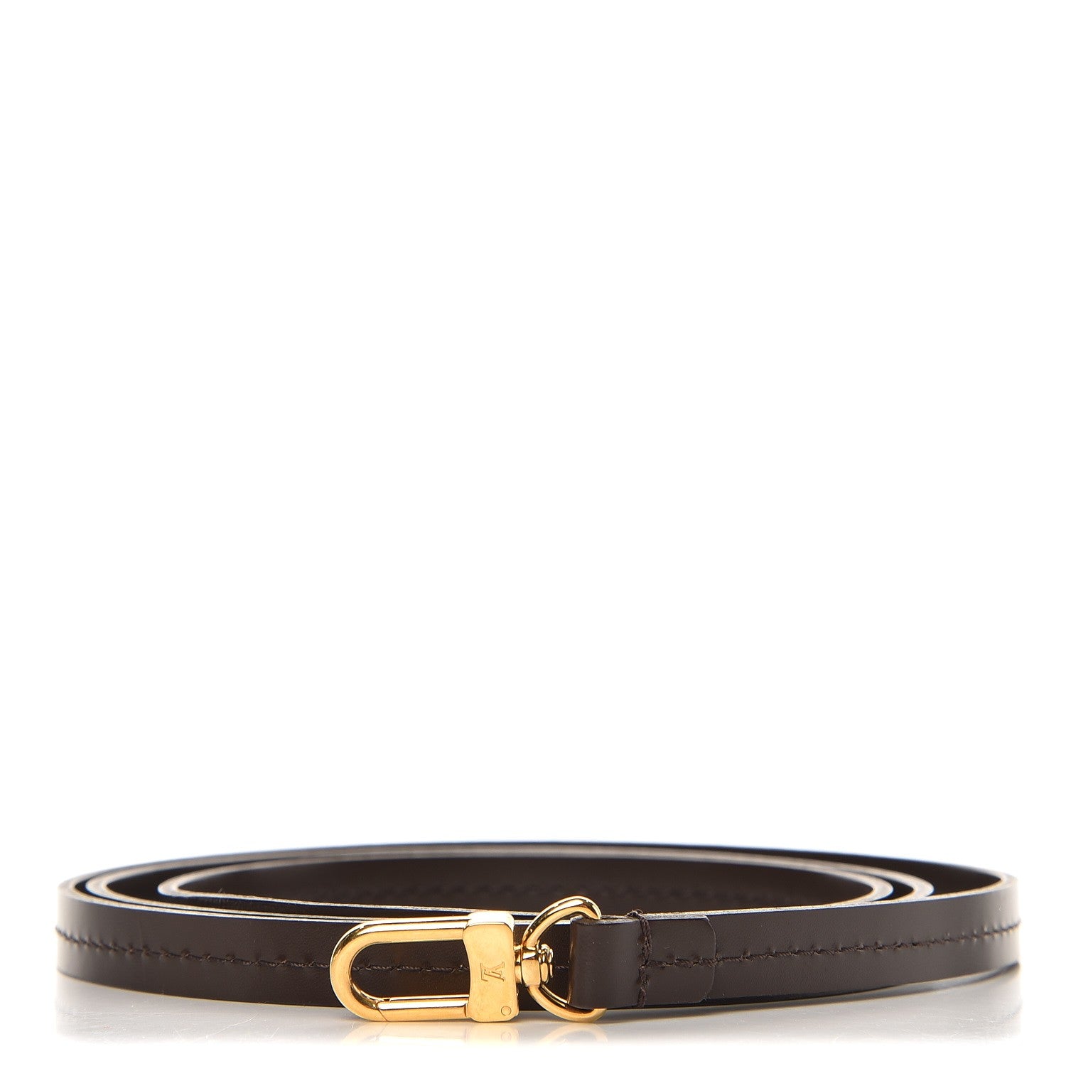 Louis Vuitton Calfskin 12mm Favorite Long Strap Brown 1 of 2
