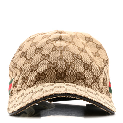 Gucci Monogram Web Baseball Hat M Beige Cocoa 3 of 9