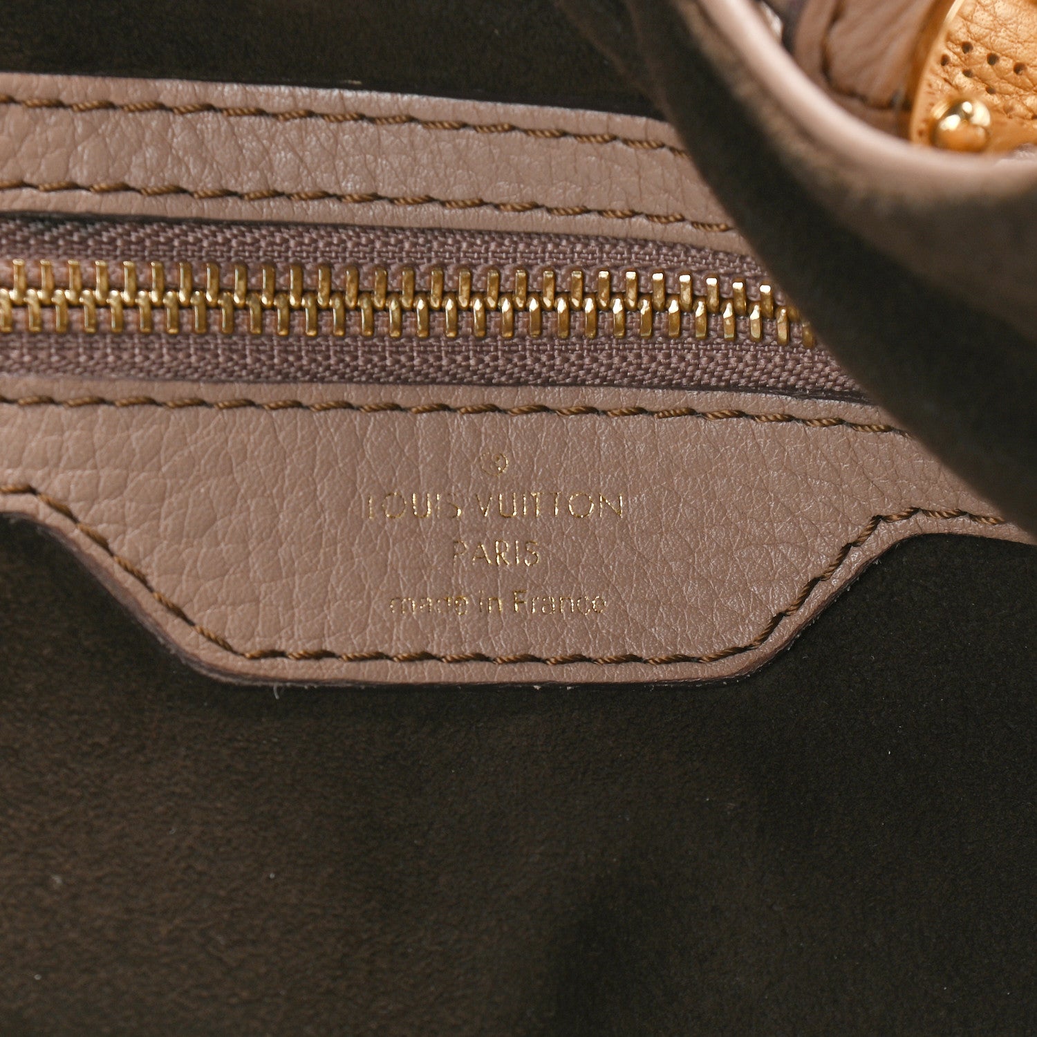 Louis Vuitton Mahina L Taupe 6 of 13