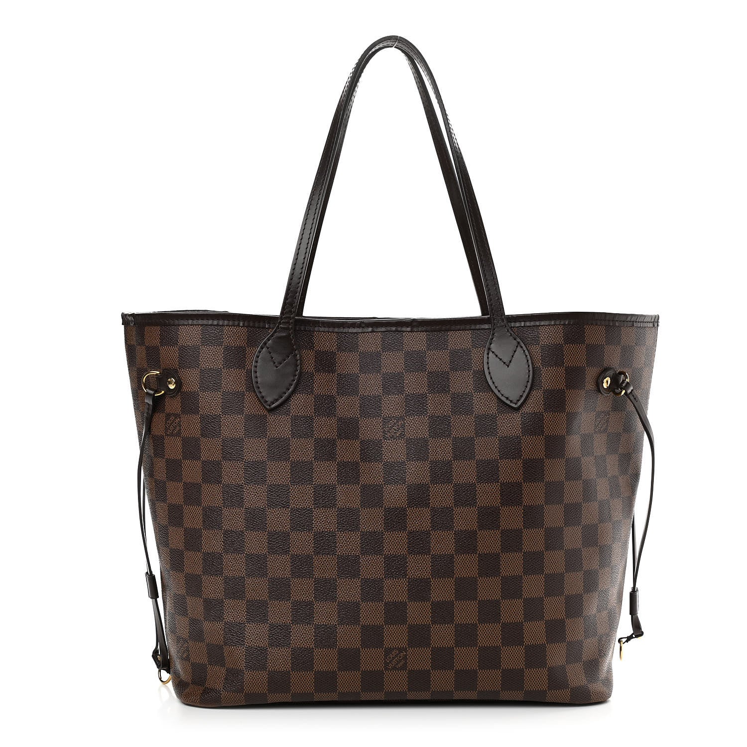 Louis Vuitton Damier Ebene Neo Neverfull MM Rose Ballerine 3 of 15
