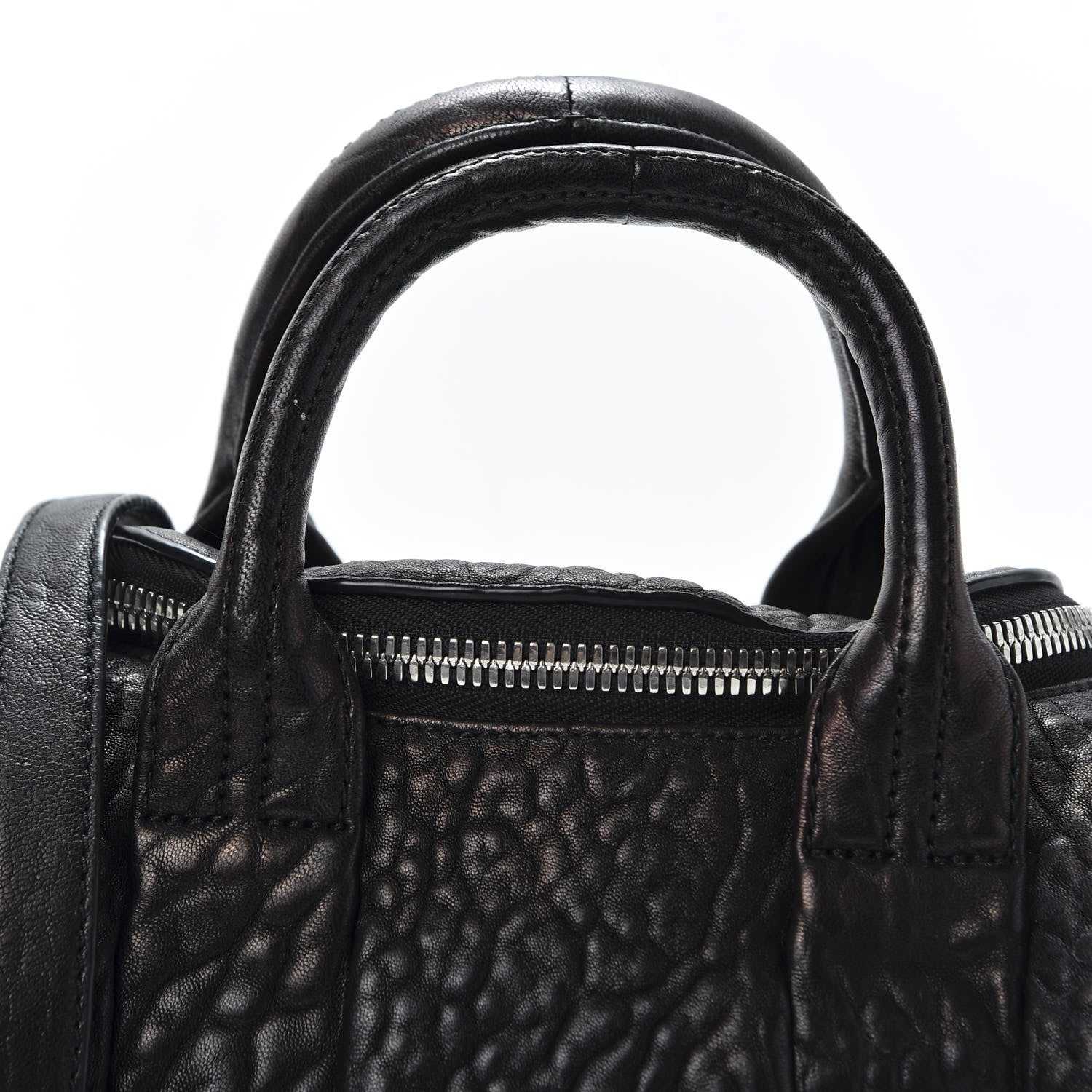 Alexander Wang Pebbled Lambskin Mini Rockie Black Rhodium Hardware 11 of 11
