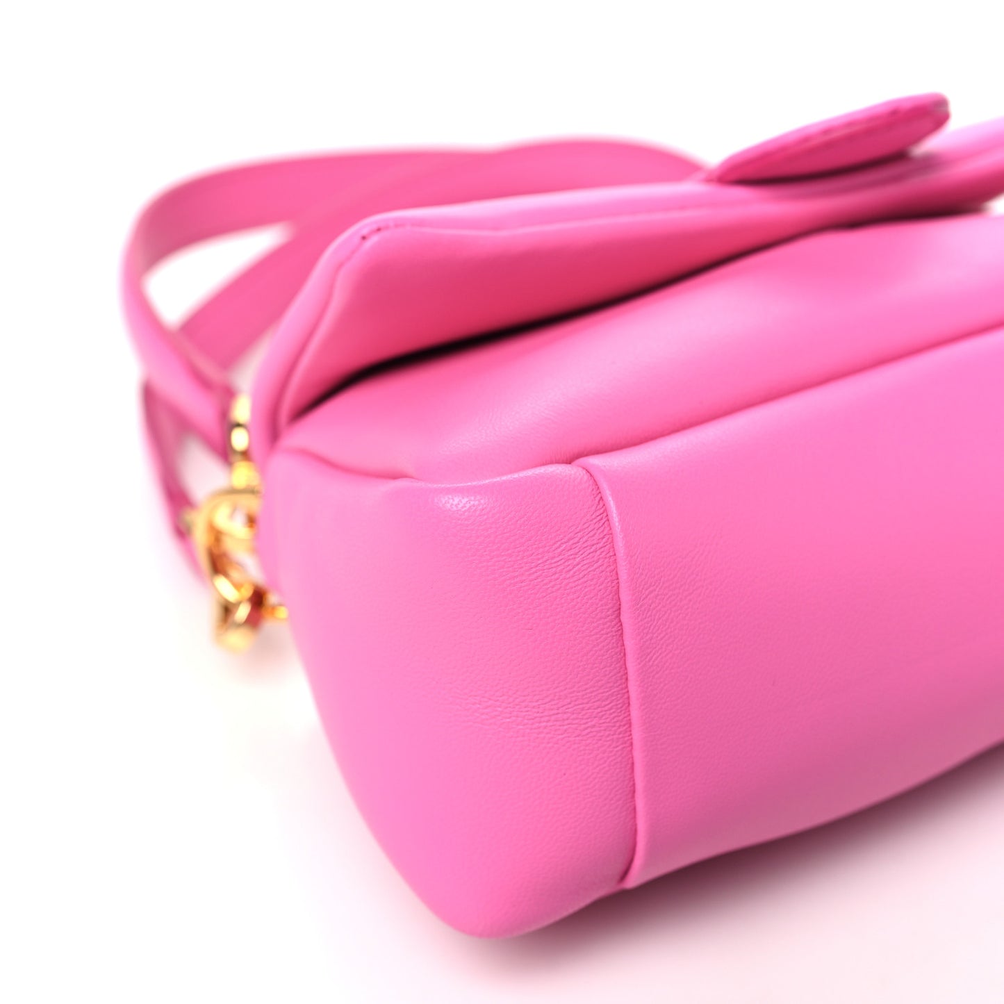 Padded Lambskin Le Petit Bambimou Neon Pink