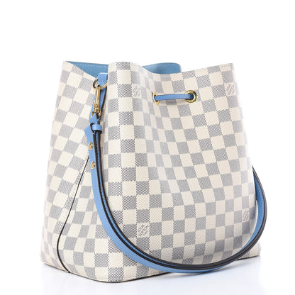 Louis Vuitton Damier Azur Neonoe MM Bleuet 3 of 8