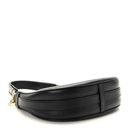 Celine Smooth Calfskin Medium Strap Ava Shoulder Bag Black 4 of 9
