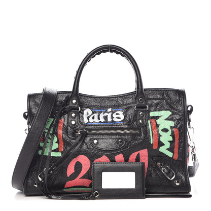 Balenciaga Agneau Arena Car Tag Classic Silver Hardware S City Black TBC 1 of 9
