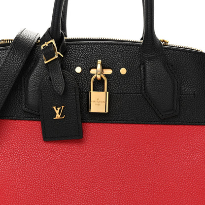 Louis Vuitton Taurillon City Steamer PM Black Rouge 7 of 11