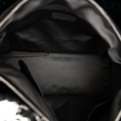 Chanel Vinyl Rock in Moscow Tote Black 7 of 12