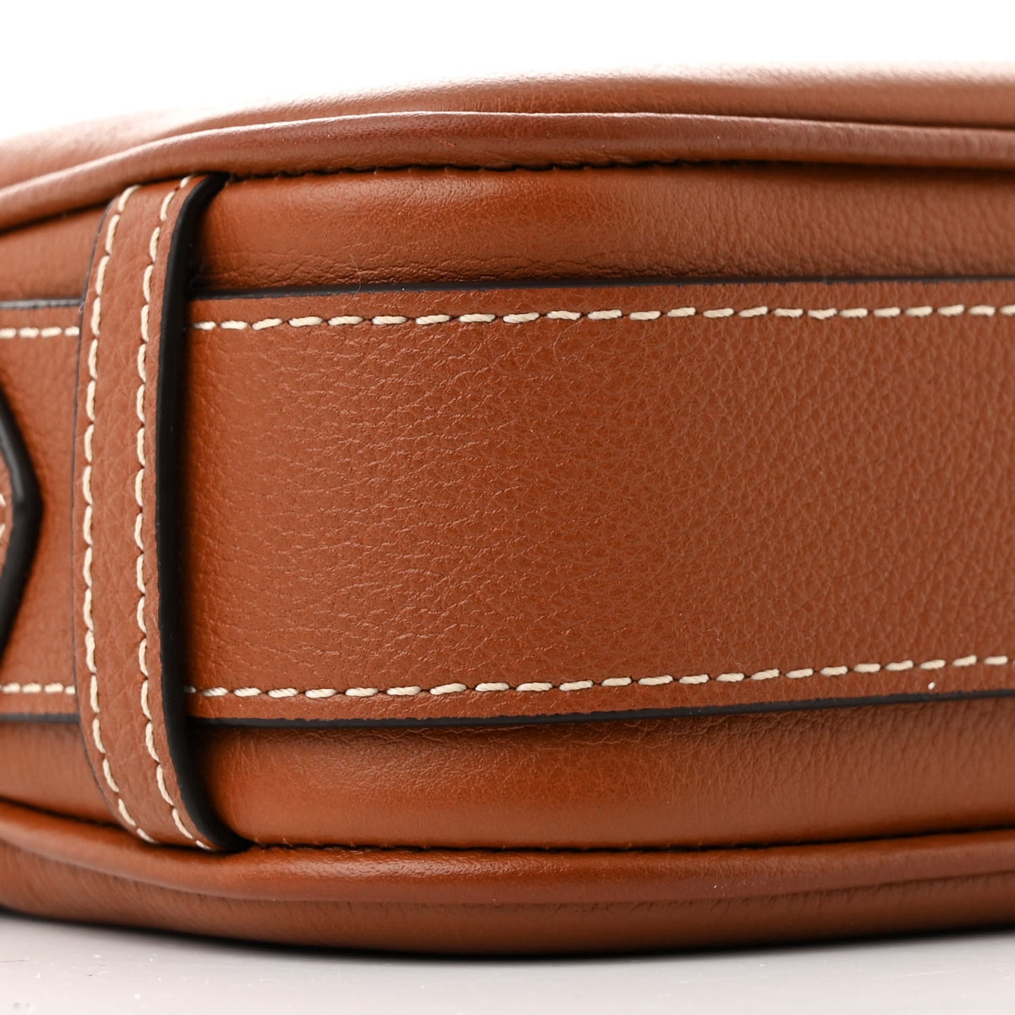 Supple Calfskin Mini Romy Shoulder Bag Tan