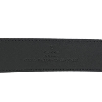 Gucci Plutone Calfskin Double G 30mm Belt 95 38 Black 5 of 6